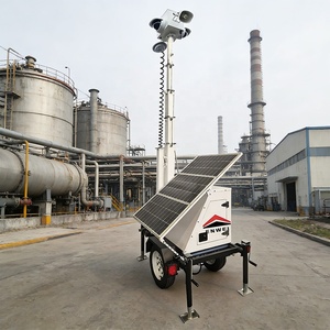 Remolque de Vigilancia Solar Pequeño, Ligero y Conveniente, con Mini Paneles <span class=keywords><strong>Solares</strong></span> y Cámara, para Medición de Velocidad Urbana - Product Image 6