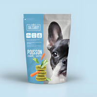 Sachet Mylar Personnalisé pour Aliments pour Animaux (Chats et Chiens) – Scellable à Chaud, Ziplock, Qualité Alimentaire, Plastique Souple et Recyclable, Forme Debout