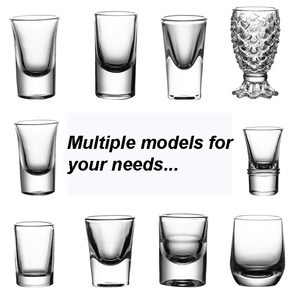Verres à shot droits de 25 ml gravés et gravées au laser avec base lourde - Product Image 6