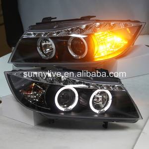 Lumière LED pour BMW <span class=keywords><strong>E90</strong></span> 330I 320I 318i Phares à LED <span class=keywords><strong>Angel</strong></span> <span class=keywords><strong>Eyes</strong></span> Jx - Product Image 1