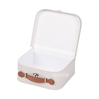 Boîte cadeau de luxe pour jouets d'enfants fabriquée à Dongguan, recyclable, en forme de mini-valise avec poignée personnalisée