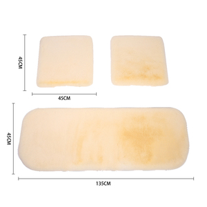 3pcs Accessoires de voiture universels Coussin de siège de voiture en peluche d'hiver chaud pour suzuki jimny audi a3 8p bmw e46 vw polo - Product Image 1