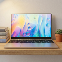 Laptop Tipis 15.6-Inci 2025 Intel J3455 RAM 12GB SSD 512GB dengan Bluetooth, Notebook Plastik Bahasa Inggris, Stok Tersedia