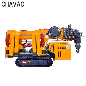 Mini grue à chenilles araignée robuste 8t petit palan d'ascenseur télescopique pour la Construction en verre rideau mur ascenseur Construction 5t - Product Image 6