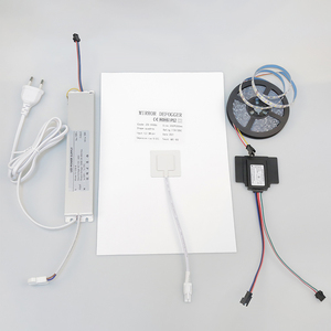 Personalización de gama alta 12V 5A 60W CCT Dimmer Defogger Anti Fog One Button Touch Sensor Switch para espejo LED - Product Image 3