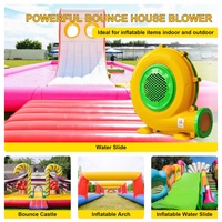Souffleur d'air gonflable portable haute performance pour tente de bouncy castle commerciale, 220V 480W, coque en plastique