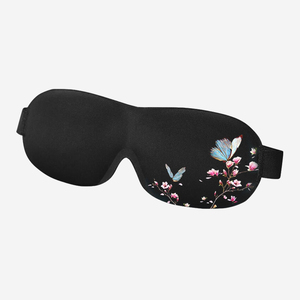 Mặt nạ ngủ hình bướm yêu hoa, che mắt <span class=keywords><strong>3D</strong></span>, mặt nạ ngủ chặn sáng sâu với dây thun điều chỉnh - Product Image 2