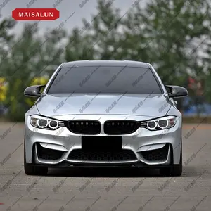 BMW 4 시리즈 F32 F36 M4 스타일 바디 키트 앞 범퍼 후면 범퍼 사이드 스커트 자동차 범퍼