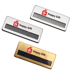 Custom Magnet Blank <strong>Name</strong> <strong>Plate</strong> Badge Tag Metal Magnetic <strong>Name</strong> Badge Pin - Product Image 4