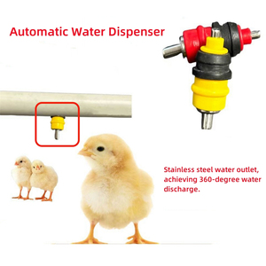 Bebedero Automático de Agua <span class=keywords><strong>para</strong></span> Aves de Corral, Pollos, Codornices, Palomas y Mascotas, Bebedero de Agua con Boquilla de 360 Grados - Product Image 5