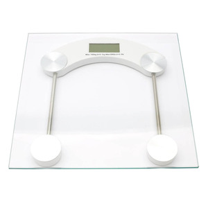 Báscula de baño de vidrio, digital, con pantalla LED, capacidad máxima de 180 kg, para uso doméstico. - Product Image 4