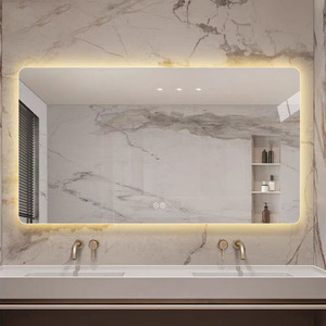 Thông minh khách sạn led phòng tắm gương cảm ứng chuyển đổi được xây dựng trong thời gian hiển thị Đương Đại Tường Hình Chữ Nhật tắm gương - Product Image 1
