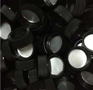 Tapón <span class=keywords><strong>de</strong></span> rosca <span class=keywords><strong>de</strong></span> plástico PP para botella cosmética, color blanco y negro, 28/400 - Product Image 6