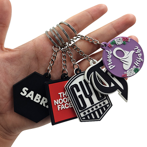 Bán buôn Tùy chỉnh cao su mềm 2D/3D Silicone Móc chìa khóa nhựa <span class=keywords><strong>PVC</strong></span> Móc Chìa Khóa với logo người sản phẩm liên quan - Product Image 1