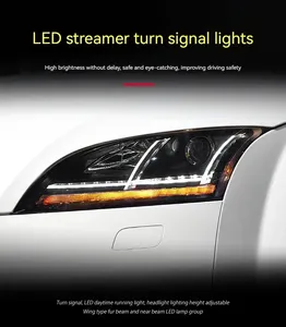 ไฟรถยนต์ FT สำหรับไฟหน้า LED TT ปี 2006-2014 อัพเกรดโปรเจคเตอร์ไฟหน้า ไฟวิ่งกลางวัน อุปกรณ์ตกแต่งรถยนต์ เทคโนโลยี LED - Product Image 5