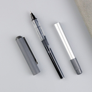 Luxus anpassbare 0,5mm glatte blaue und feine schwarze Spitze Kunststoff-Gel schreiber Grauweiß Büromaterial - Product Image 6