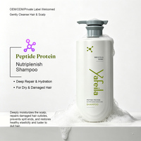 Ensemble de shampooing anti-chute de cheveux personnalisé OEM avec peptides |   Traitement de croissance capillaire au tripeptide-1 de cuivre en marque blanche, vente en gros, faible MOQ