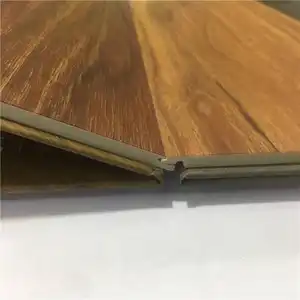 Papan lantai klik kunci tinggi vinil mengkilap laminasi vinil Pvc tahan air Spc lantai 8mm disesuaikan Modern dalam ruangan 5 tahun