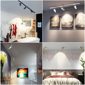 Focos LED dorados de nuevo diseño de 7W montados en superficie, ángulo de haz de 15-60 °, techo ajustable antideslumbrante de aluminio para sala de estar - Product Image 3