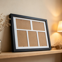 Cadre photo en bois imprimé sérigraphié tendance, en MDF, pour décoration de bureau à domicile, pliable, mural, moderne, DIY