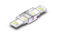 Connecteur LED 6 broches pour bande lumineuse LED intelligente RGBWW SMD5050 12 mm