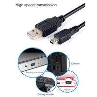 Kabel Pengisian Daya USB 2.0 Kecepatan Tinggi Grosir, Tipe A ke Mini B 5-pin