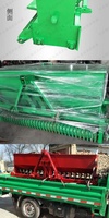 Nouveau modèle 2023 de semoir à gazon multifonctionnel chinois avec transmission hydraulique, sans graines, à espacement de rangs réglable pour la semence de pelouse