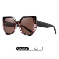 Lunettes de soleil à monture complète de haute qualité European American Trend Explosion Feuille de polarisation en acétate mince pour une vision améliorée