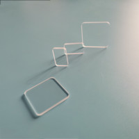 Fenêtre de protection laser en verre de quartz de silice fondue avec revêtement AR, lentille de filtre optique 1064 nm pour machines laser