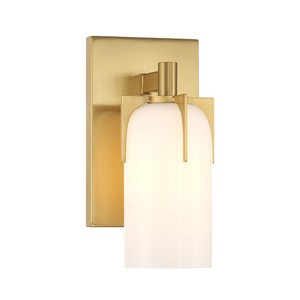 Modern Gold Bathroom Vanity Lighting Stainless Steel Body LED Light Source <b>E26</b> <b>Bulb</b> Waterproof Decorative Mirror Wall Fixture - Product Image 1