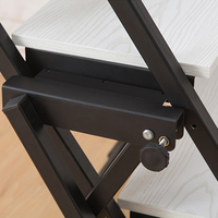Ensemble de table à manger moderne vente directe d'usine de table à manger pliable en MDF en acier peint