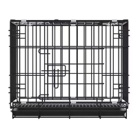 Vente chaude fournitures pour animaux de compagnie sans fond chien Cage caisses Cage pliant chien Cages gras fil de fer taille peut être personnalisé