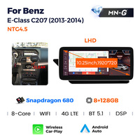 MEKEDE Snapdragon 680 8+128 Android Auto Car-play GPS Navigation pour Benz Classe E W207 C207 2010-2017 8 cœurs WiFi 4G Caméra 360°