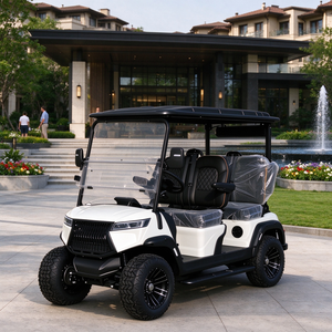 Voiturette de golf GRENTEK OEM 4 places, véhicule tout-terrain surélevé à batterie lithium pour le tourisme panoramique - Product Image 1