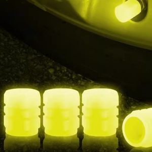 Capuchon Universel <span class=keywords><strong>de</strong></span> Valve <span class=keywords><strong>de</strong></span> <span class=keywords><strong>Pneu</strong></span> Lumineux pour Voiture, Moto, Vélo – Ajustement Nocturne Fluorescent - Product Image 3