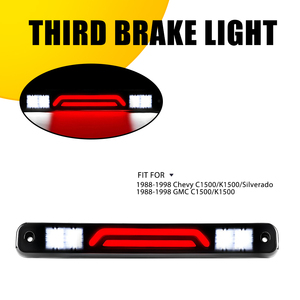 ไฟเบรกดวงที่สาม Auxito สีแดงขาว สำหรับรถเชฟโรเลต C/K1500 ซิลเวอราโด GMC ปี 1988-1998 แบบ 10V 30VLED พร้อมไฟส่องสัมภาระ - Product Image 2