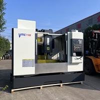 Centre d'usinage vertical VMC1160 avec rail de guidage linéaire trempé, résistant à l'usure, longue durée de vie, performance stable