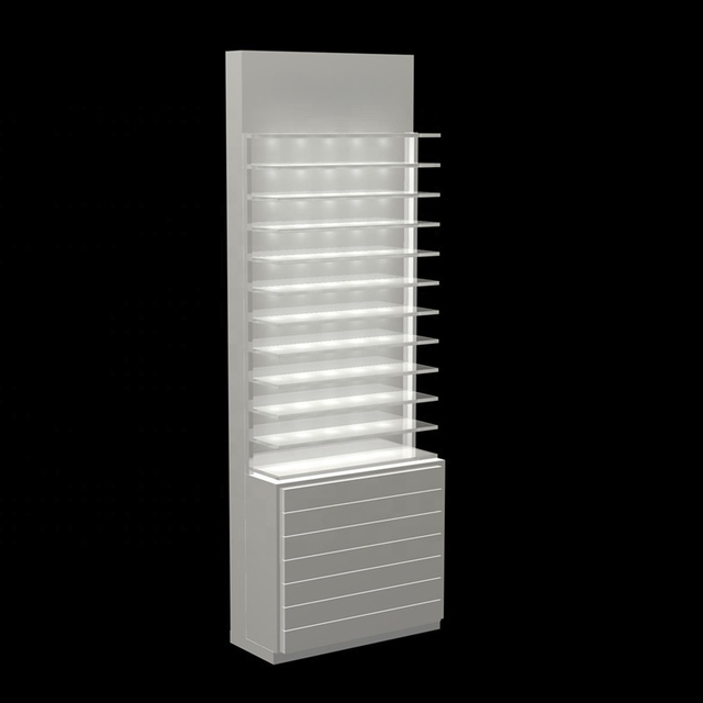 Wooden Optical Shop Furniture Eyewear Display Stand Sunglasses Display Rack with LED Lighting Optical Shop Counter
