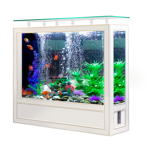 Acquario in Vetro Ultra Trasparente per Pesci Rossi con Partizione per Ingresso/Soggiorno - Product Image 3