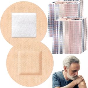Apósito redondo de gel de silicona adecuado para pieles faciales sensibles. Apósito redondo de silicona adhesiva. - Product Image 1