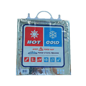 Bolsa isotérmica con logotipo personalizado, diseño moderno, cierre de cremallera y asa de plástico <span class=keywords><strong>para</strong></span> alimentos - Product Image 6