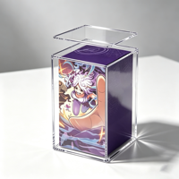 Boîte de présentation en acrylique transparente pour One Piece TCG EB-04 Booster Box, protection UV, boîte de protection pour cartes de collection