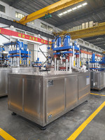 Presse hydraulique automatique à quatre colonnes et trois poutres pour bombes de bain effervescentes, avec pompe à servomoteur et commande PLC