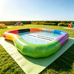 Piscina Inflable Portátil <span class=keywords><strong>de</strong></span> PVC, Grande, Irregular, Colorida, para Parque Acuático, para Pelotas Zorb, Pelotas <span class=keywords><strong>de</strong></span> Agua, Botes <span class=keywords><strong>de</strong></span> Remo para Niños - Product Image 3