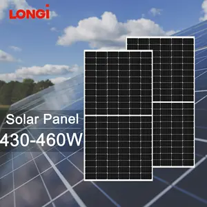 Ab depo stokta TW TW LONGI JA Tsun güneş paneli sistemi tam siyah 400- 450w ev güneş enerjisi sistemi PV modülleri