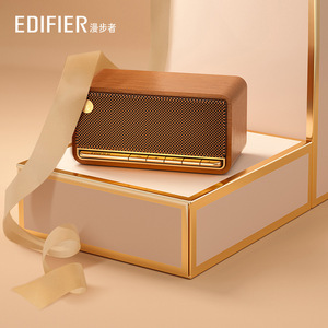 Altavoz Bluetooth Edifier M230, Mini Altavoz Inalámbrico Portátil, Diseño Retro de Madera, Audio de Escritorio - Product Image 2