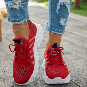 <span class=keywords><strong>Scarpe</strong></span> da <span class=keywords><strong>Donna</strong></span> Sportive Casual per Signore Stile Passeggio <span class=keywords><strong>Scarpe</strong></span> alla Moda con Tomaia in Maglia Allacciatura Traspirante Estive Taglie Grandi fino al <span class=keywords><strong>43</strong></span> - Product Image 3