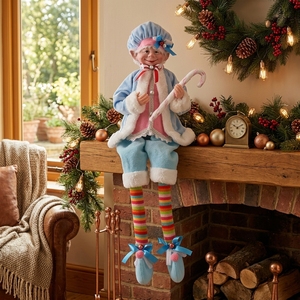 Figurines <span class=keywords><strong>de</strong></span> Noël géantes en feutrine <span class=keywords><strong>Kawaii</strong></span> Pastel, ornements <span class=keywords><strong>de</strong></span> Noël en peluche pour bureau - Product Image 2