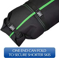 Sac de rangement pour chaussures de ski imperméable personnalisé en usine, sac de ski à longueur réglable, sac de ski rembourré