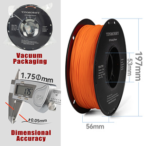 Filamento TINMORRY TPU 1kg, Filamento para Impresión 3D PLA+ PLA PRO ABS 1.75/2.85/3.0mm, Consumibles para Impresora 3D - Product Image 2